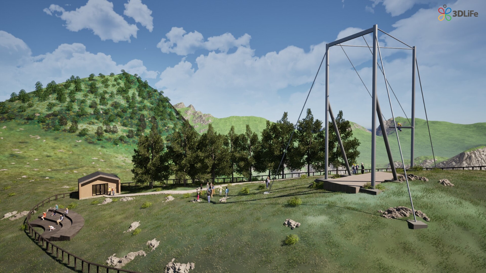 A VIETRI DI POTENZA PRONTI A PARTIRE I LAVORI PER L'ALTALENA PIU' ALTA D'EUROPA